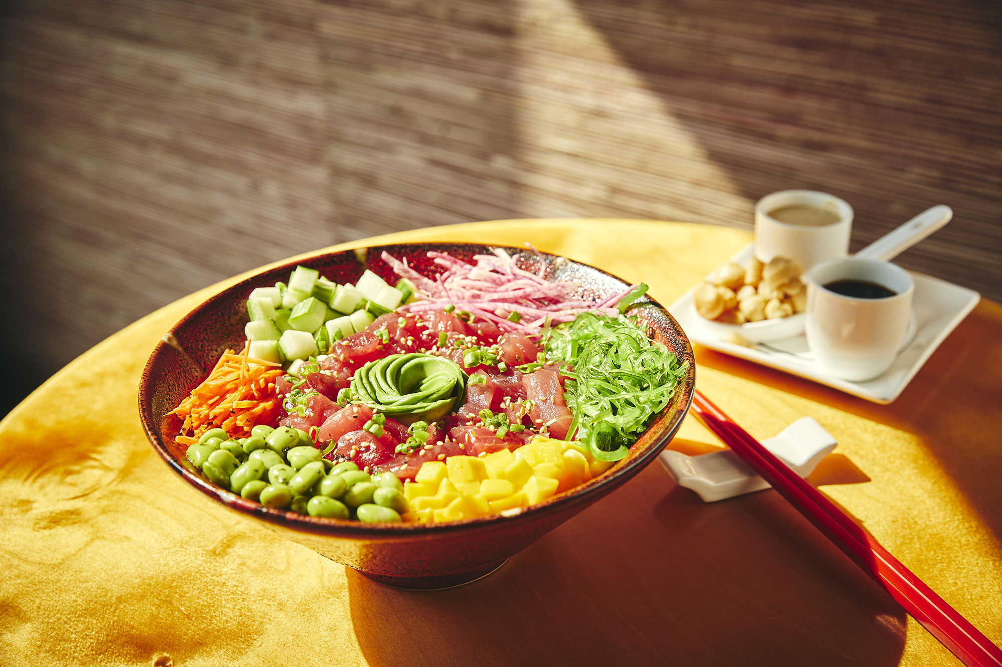 Light and refreshing Poke Bowls available at Red Ginger