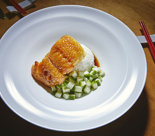 Light and delectable Sea Bass with Rice