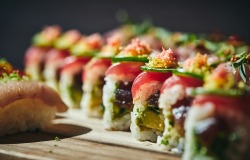 Sushi Wood Platter